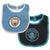 Front - Manchester City FC - Baby Lätzchen 2er-Pack