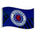 Front - Rangers FC - Fahne "Classic", Wappen