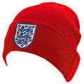 Front - England FA - Mütze Mit Bündchen für Herren/Damen Unisex