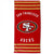 Front - San Francisco 49ers - Badetuch, gestreift