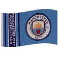 Front - Manchester City FC Streifen Fahne