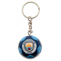Front - Manchester City FC Fußball Schlüsselanhänger