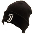 Front - Juventus FC offizielle Erwachsene Unisex Strick-Umschlagmütze