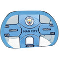 Front - Manchester City FC - Wappen - Aufstellbares Fußballtor