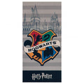 Front - Harry Potter - Badetuch, Hogwarts Wappen