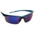 Front - Trespass Unisex Hinter Sonnenbrille mit blauen Spiegelgläsern