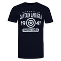 Front - Marvel - "Property Of Captain America" T-Shirt für Herren