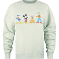 Front - Mickey Mouse & Friends - "Line Up" Sweatshirt für Damen