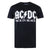 Front - AC/DC - "Back In Black" T-Shirt für Herren