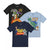 Front - Toy Story - "Buzz Woody & Rex" T-Shirt für Jungen (3er-Pack)