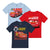Front - Cars - T-Shirt für Jungen (3er-Pack)