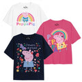 Front - Peppa Pig - T-Shirt für Mädchen (3er-Pack)
