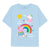 Front - Peppa Pig - "Rainbows & Friends" T-Shirt für MädchenLangärmlig
