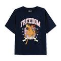 Front - Spirit - "Freedom" T-Shirt für Mädchen