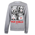Front - Disney - "Bad Girls" Sweatshirt Rundhalsausschnitt für Damen