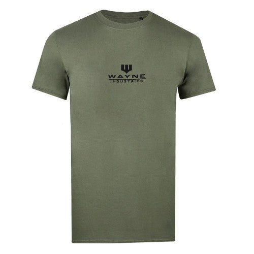 Front - Batman - "Wayne Industries" T-Shirt für Herren