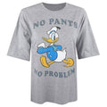 Front - Disney - "No Pants No Problem" T-Shirt Übergroß für Damen