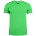 Grau meliert - Front - Clique - "Basic" T-Shirt V-Ausschnitt für Herren-Damen Unisex