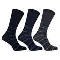 Front - Simply Essentials - Socken für Herren Überbreit Streifen (3-er Pack)