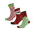 Front - RJM - Socken für Männer Weihnachten Baumwolle (3-er Pack)
