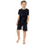 Front - Foxbury - Oberteil und Shorts Pyjama Set für Jungen Tarnung Baumwolle