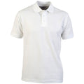 Weiß - Front - Absolute Apparel Herren Precision Polo