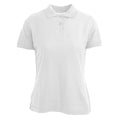 Weiß - Front - Absolute Apparel Damen Poloshirt Diva