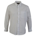 Weiß - Front - Absolute Apparel Herren Langarm Oxford Shirt
