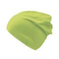 Sicherheits-Grün - Front - Atlantis Flash Jersey Slouch Beanie Mütze