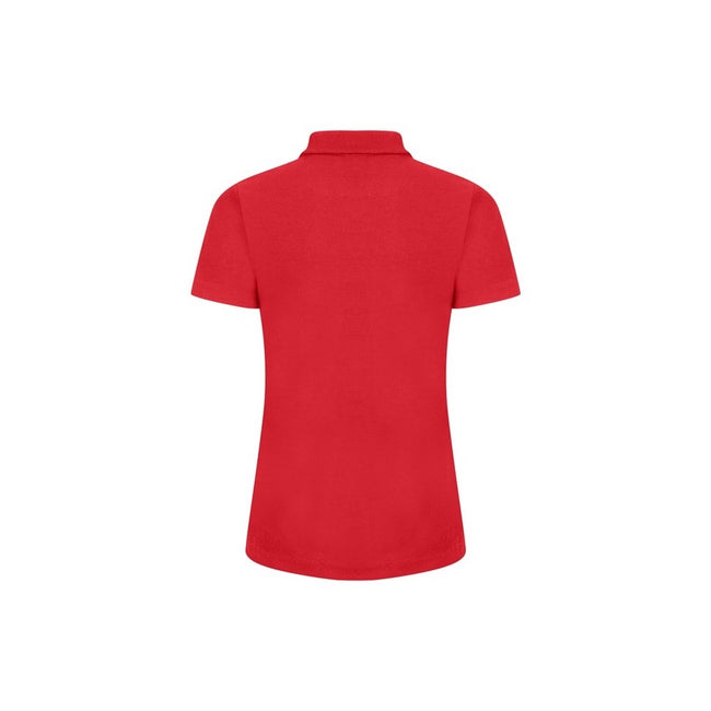 Rot - Side - Casual Classic Damen Poloshirt