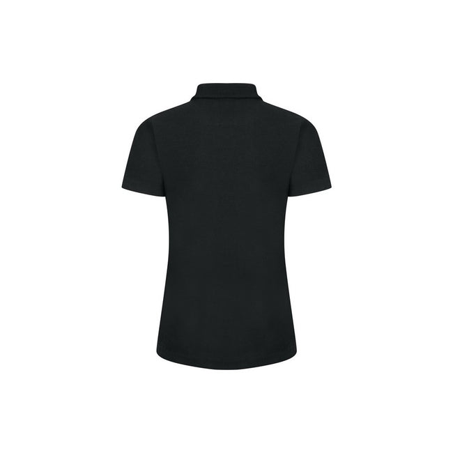 Schwarz - Side - Casual Classic Damen Poloshirt