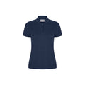 Marineblau - Front - Casual Classic Damen Poloshirt