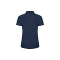 Marineblau - Side - Casual Classic Damen Poloshirt