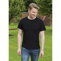 Schwarz - Back - Casual Classic Herren T-Shirt, ringgesponnen