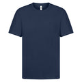 Marineblau - Front - Casual Classics Herren Premium T-Shirt, ringgesponnen