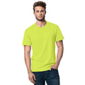 Neon Gelb - Back - Stedman Herren Klassik T-Shirt