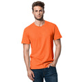 Orange - Back - Stedman Herren Klassik T-Shirt