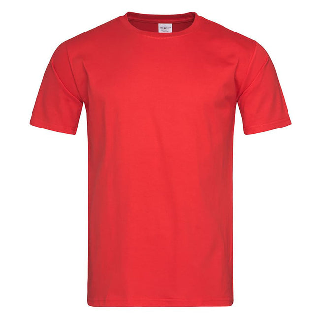 Scharlachrot - Front - Stedman Herren Classic T-shirt