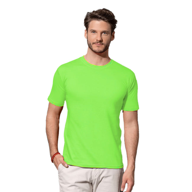 Kiwi Grün - Back - Stedman Herren Classic T-shirt