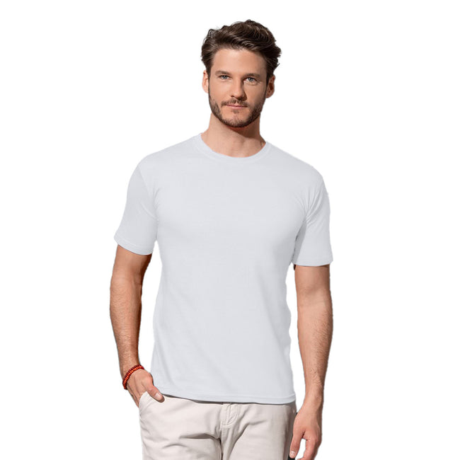 Weiß - Back - Stedman Herren Classic T-shirt