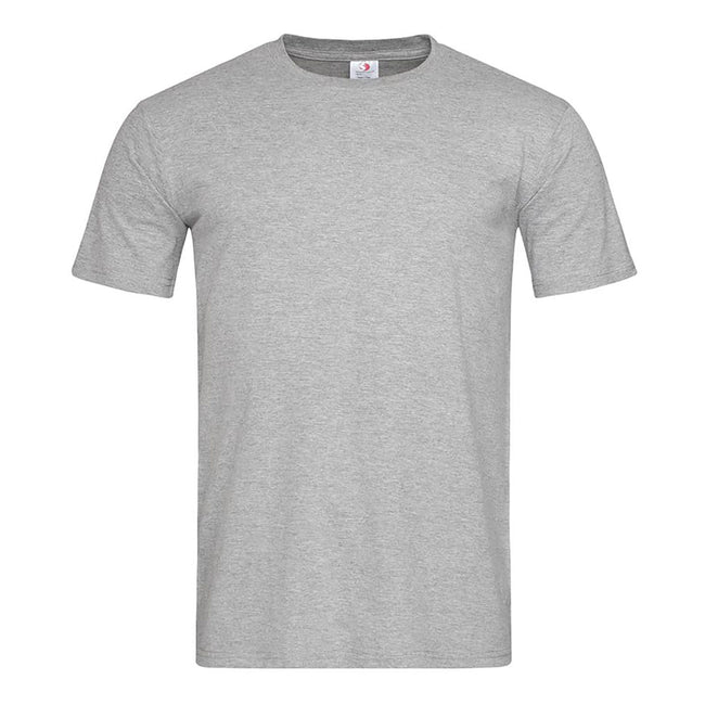 Grau meliert - Front - Stedman Herren Classic T-shirt
