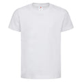 Weiß - Front - Stedman Kinder Klassik-T-Shirt