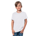 Weiß - Back - Stedman Kinder Klassik-T-Shirt
