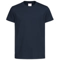 Marineblau - Front - Stedman Kinder Klassik-T-Shirt