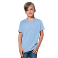 Hellblau - Back - Stedman Kinder Klassik-T-Shirt