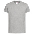 Grau meliert - Front - Stedman Kinder Klassik-T-Shirt