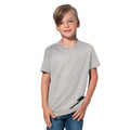 Grau meliert - Back - Stedman Kinder Klassik-T-Shirt