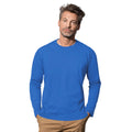 Königs Blau - Back - Stedman Herren Classic Langarm T-shirt
