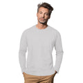 Grau meliert - Back - Stedman Herren Classic Langarm T-shirt