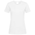Weiß - Front - Stedman Damen T-Shirt